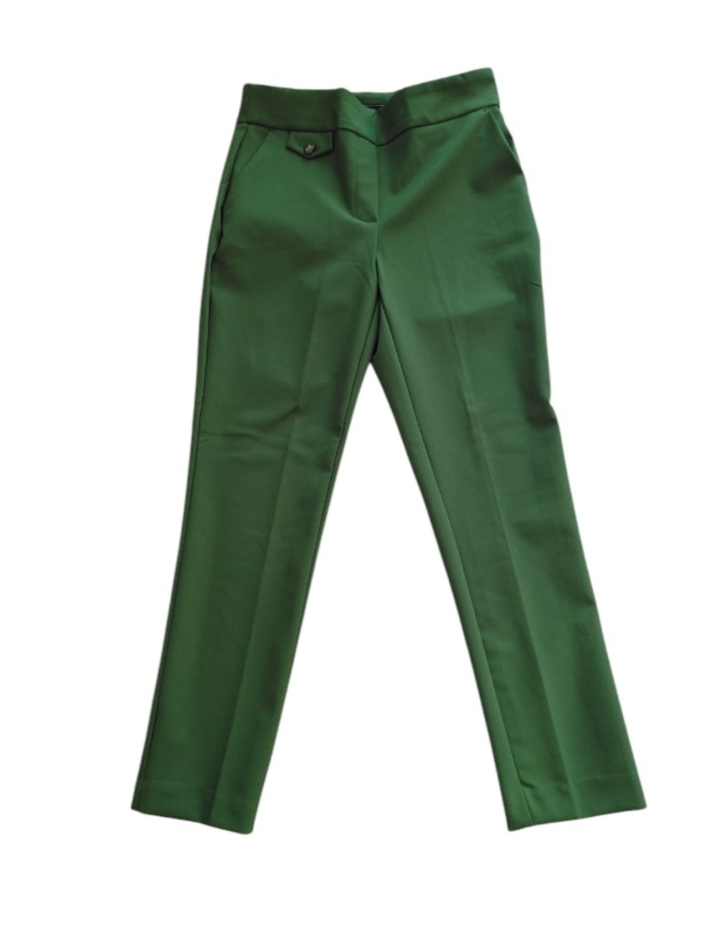 J.L. Atelier Green Ankle-Length Women's Trousers - Classic Fit SZ S P